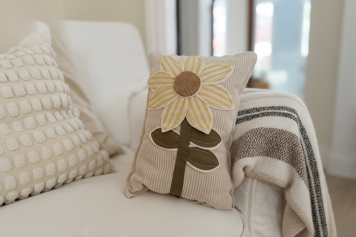 Sunflower Pillow