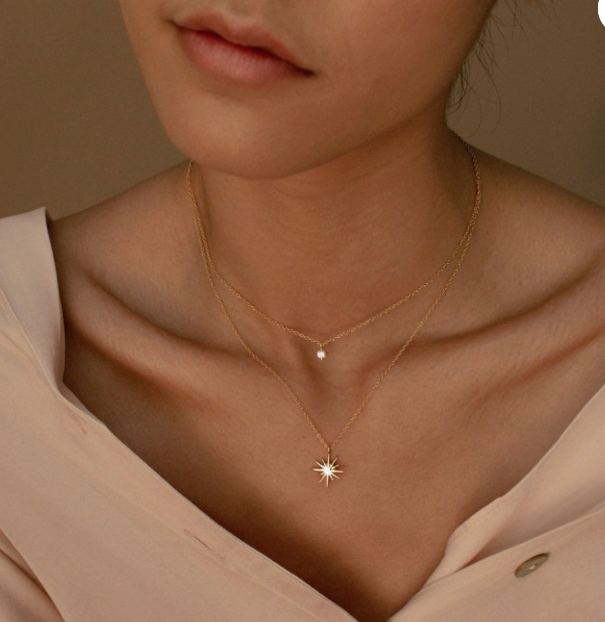 Layered Star Necklace