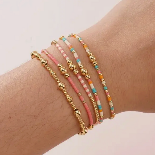 Golden Coast Bead Bracelets