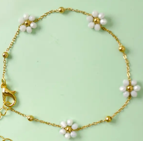 Daisy Charm Bracelet
