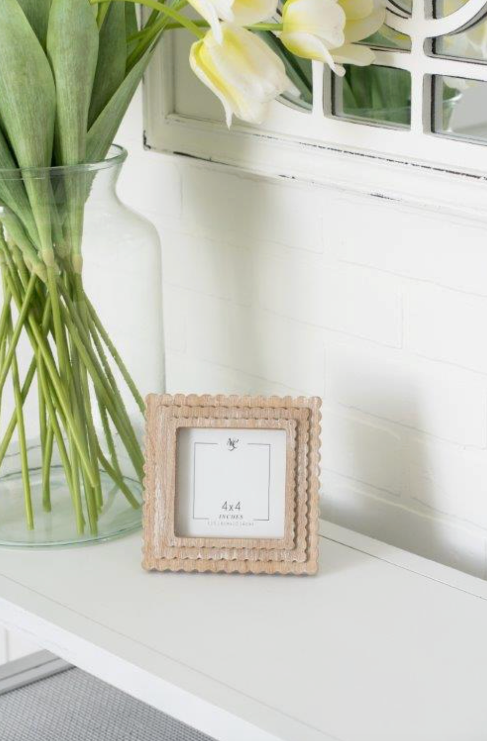 Scallop 4x4 Photo Frame