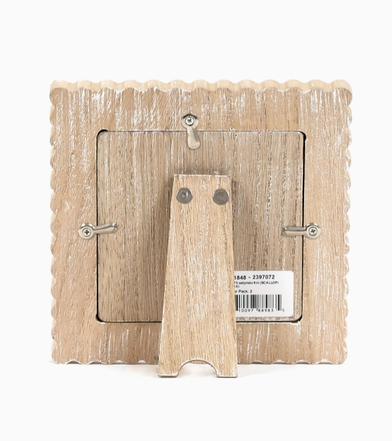 Scallop 4x4 Photo Frame
