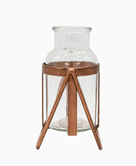 Copper Bud Vase