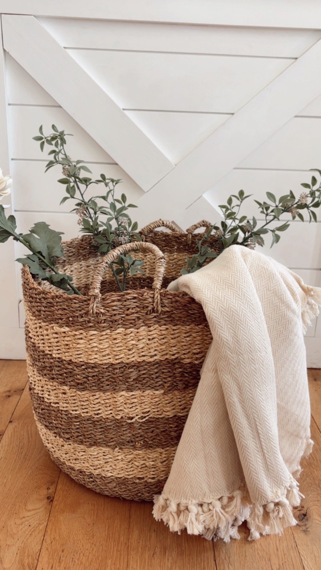 Woven Seagrass Basket